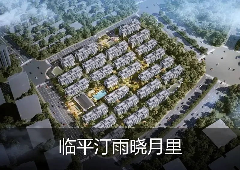 临平汀雨晓月里